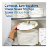 Pathways Heavyweight Paper Bowls, 20 Oz, Green/Burgundy, 500/Carton