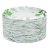 Pathways Soak Proof Shield Heavyweight Paper Plates, 8.5" Dia, Green/Burgundy, 125/Pack