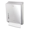 C-Fold/Multifold Towel Dispenser, 11.38 X 4 X 14.75, Stainless Steel