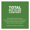 Total Recycled Content Plastic Trash Bags, 30 Gal, 1.3 Mil, 30" x 39", Black/Brown, 100/Carton