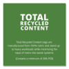 Total Recycled Content Plastic Trash Bags, 33 Gal, 1.3 Mil, 33" x 40", Black/Brown, 100/Carton