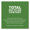 Total Recycled Content Plastic Trash Bags, 33 Gal, 1.5 Mil, 33" x 40", Black/Brown, 100/Carton