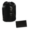 Total Recycled Content Plastic Trash Bags, 56 Gal, 1.5 Mil, 43" x 49", Black/Brown, 100/Carton