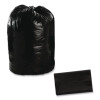Total Recycled Content Plastic Trash Bags, 65 Gal, 1.5 Mil, 50" x 51", Black/Brown, 100/Carton
