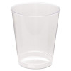 Comet Plastic Tumbler, Tall, 8 Oz, Clear, 25/Pack, 20 Packs/Carton