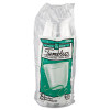 Comet Smooth Wall Tumblers, Squat, 9 Oz, Plastic, Clear, 25/Pack, 20 Packs/Carton