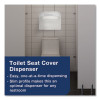 Toilet Seat Cover, Half-Fold, 14.5 X 17, White, 250/Pack, 20 Packs/Carton