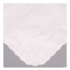 Scalloped Edge Traymat, Smooth Surface, 16.63" x 12.75", White, 1,000/Carton