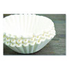 Coffee/Tea Brewer Dual Purpose Filters, 1.5 Gal Urn Style, Flat Bottom, 50/Cluster, 10 Clusters/Carton