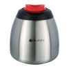 Decaf Thermal Carafe, 64 Oz, Stainless Steel/Black/Orange