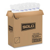 Traveler Cappuccino Style Dome Lid, Fits 10 Oz Hot Cups, Plastic, White, 100/Pack, 10 Packs/Carton