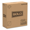 Traveler Cappuccino Style Dome Lid, Fits 10 Oz To 24 Oz Hot Cups, Plastic, Black, 100/Sleeve, 10 Sleeves/Carton