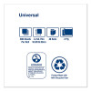 Universal Bath Tissue, Septic Safe, 2-Ply, White, 500 Sheets/Roll, 48 Rolls/Carton