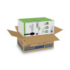 Grab N Go Wrapped Cutlery, Spoon, Plastic, Black, 90/Box, 6 Boxes/Carton