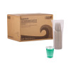 Translucent Plastic Cold Cups, 12 Oz, 50/Sleeve, 20 Sleeves/Carton