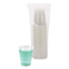 Translucent Plastic Cold Cups, 12 Oz, 50/Sleeve, 20 Sleeves/Carton