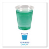 Translucent Plastic Cold Cups, 12 Oz, 50/Sleeve, 20 Sleeves/Carton