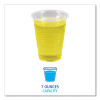 Translucent Plastic Cold Cups, 7 Oz, 100/Sleeve, 25 Sleeves/Carton