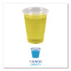 Translucent Plastic Cold Cups, 7 Oz, 100/Sleeve, 25 Sleeves/Carton