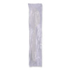 Heavyweight Wrapped Polypropylene Cutlery, Spoon, Plastic, White, 1,000/Carton