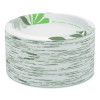 Pathways Soak-Proof Shield Mediumweight Paper Plates, 8.5" Dia., Green/Burgundy, 1,000/Carton