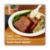 Pathways Soak-Proof Shield Mediumweight Paper Plates, 8.5" Dia., Green/Burgundy, 1,000/Carton