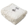 Non-Launderable Economy Cut-End Rayon Mop Head, 24 Oz, 1" Band, White, 12/Carton