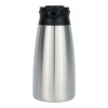 Thermal Vacuum Pitcher, 64 Oz, Stainless Steel/Black