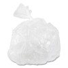 High-Density Commercial Can Liner Value Pack, 30 Gal, 11 Mic, 30" x 36", Clear, Interleaved Roll, 25 Bags/Roll, 20 Rolls/Ct