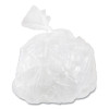 High-Density Commercial Can Liner Value Pack, 33 Gal, 10 Mic, 33" x 39", Clear, Interleaved Roll, 25 Bags/Roll, 20 Rolls/Ct