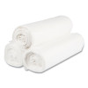 High-Density Commercial Can Liner Value Pack, 60 Gal, 14 Mic, 38" x 58", Clear, Interleaved Roll, 25 Bags/Roll, 8 Rolls/Ct