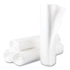 High-Density Commercial Can Liner Value Pack, 45 Gal, 14 Mic, 40" x 46", Natural, Interleaved Roll, 25 Bags/Roll, 10 Rolls/Ct