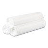 High-Density Commercial Can Liner Value Pack, 45 Gal, 14 Mic, 40" x 46", Natural, Interleaved Roll, 25 Bags/Roll, 10 Rolls/Ct