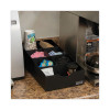 Condiment Caddy, 7 Compartments, 8.75 x 16 x 5.25, Black