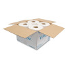 Valay Mini Jumbo Bath Tissue, Septic Safe, 2-Ply, 3.25" x 750 Ft, White, 12 Rolls/Carton
