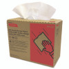 Tuff-Job Double Recrepe Wipers, 9.75 X 16.5, White, 100/Box, 8 Box/Carton