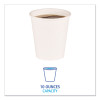 Paper Hot Cups, 10 Oz, White, 50/Sleeve, 20 Sleeves/Carton