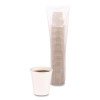 Paper Hot Cups, 10 Oz, White, 50/Sleeve, 20 Sleeves/Carton