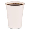 Paper Hot Cups, 12 Oz, White, 50/Sleeve, 20 Sleeves/Carton