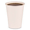 Paper Hot Cups, 12 Oz, White, 50/Sleeve, 20 Sleeves/Carton