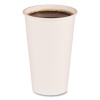 Paper Hot Cups, 16 Oz, White, 50/Sleeve, 20 Sleeves/Carton