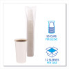 Paper Hot Cups, 20 Oz, White, 50/Sleeve, 12 Sleeves/Carton