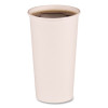 Paper Hot Cups, 20 Oz, White, 50/Sleeve, 12 Sleeves/Carton