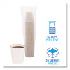 Paper Hot Cups, 8 Oz, White, 50/Sleeve, 20 Sleeves/Carton