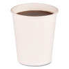 Paper Hot Cups, 8 Oz, White, 50/Sleeve, 20 Sleeves/Carton