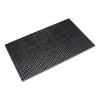 Safewalk Heavy-Duty Anti-Fatigue Drainage Mat, 0.88" Thick, 36" x 60", Black Raised Rib Perforated Surface