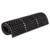 Safewalk Heavy-Duty Anti-Fatigue Drainage Mat, 0.88" Thick, 36" x 60", Black Raised Rib Perforated Surface