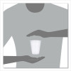High-Impact Polystyrene Squat Cold Cups, 12 Oz, Plastic, Translucent, 50/Sleeve, 20 Sleeves/Carton