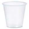 High-Impact Polystyrene Cold Cups, 3.5 Oz, Plastic, Translucent, 100/Sleeve, 25 Sleeves/Carton