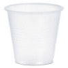 High-Impact Polystyrene Cold Cups, 3.5 Oz, Plastic, Translucent, 100/Pack